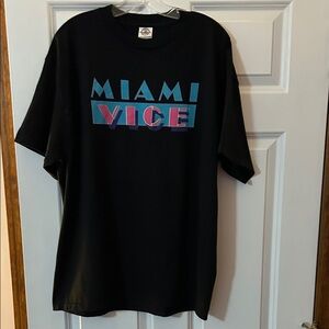 Delta Pro Miami Vice Black T-Shirt. SIZE XL